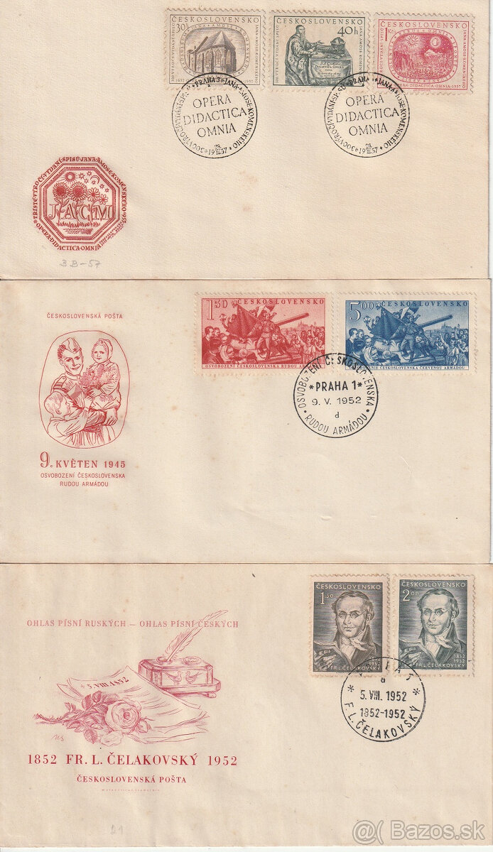 Príležitostné obálky Československo - 4