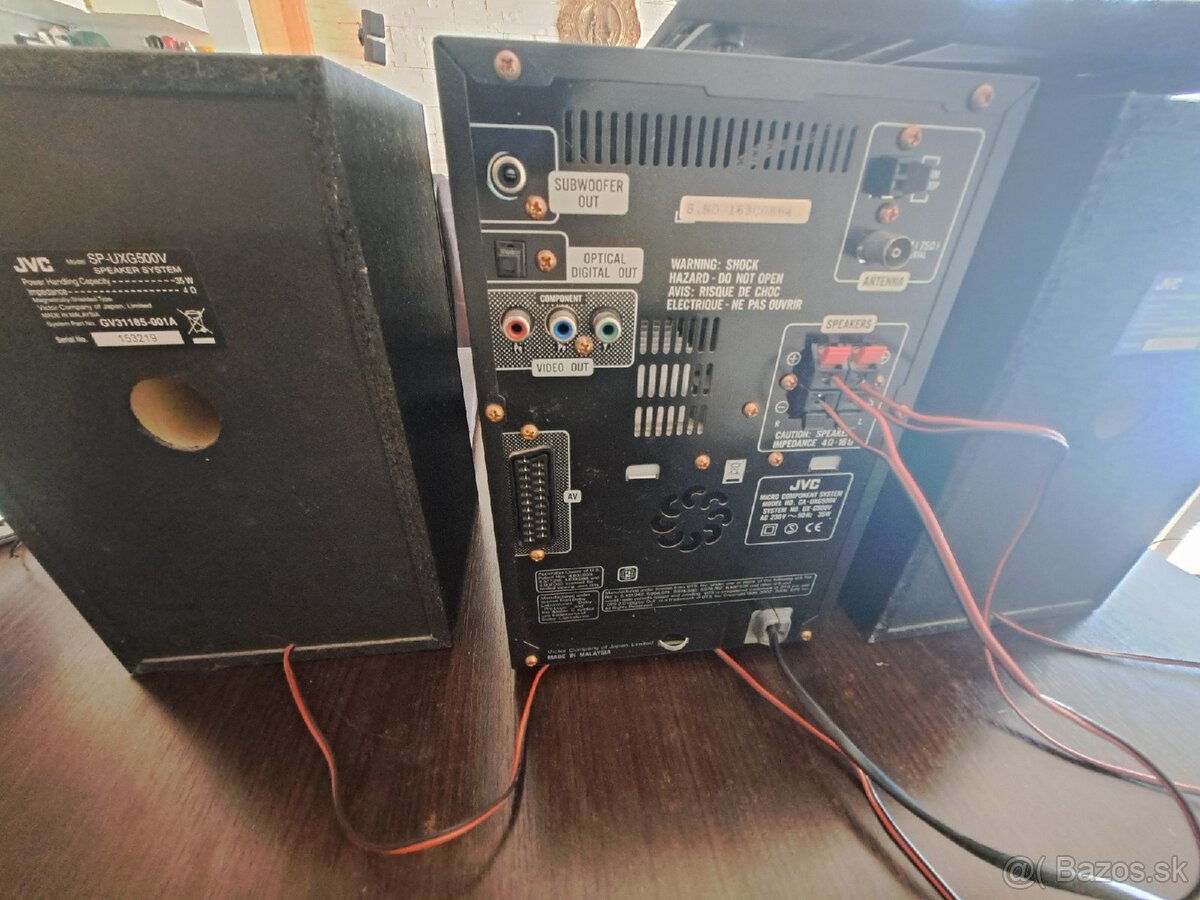Mini HiFi systém JVC UX-G500 V - 4