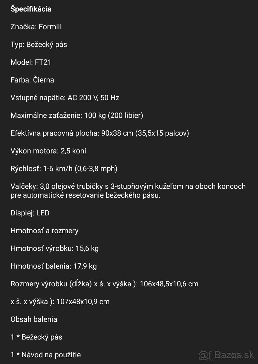 DOMÁCI ELEKTRICKÝ TRÉNINGOVÝ BEŽECKÝ PÁS - 4