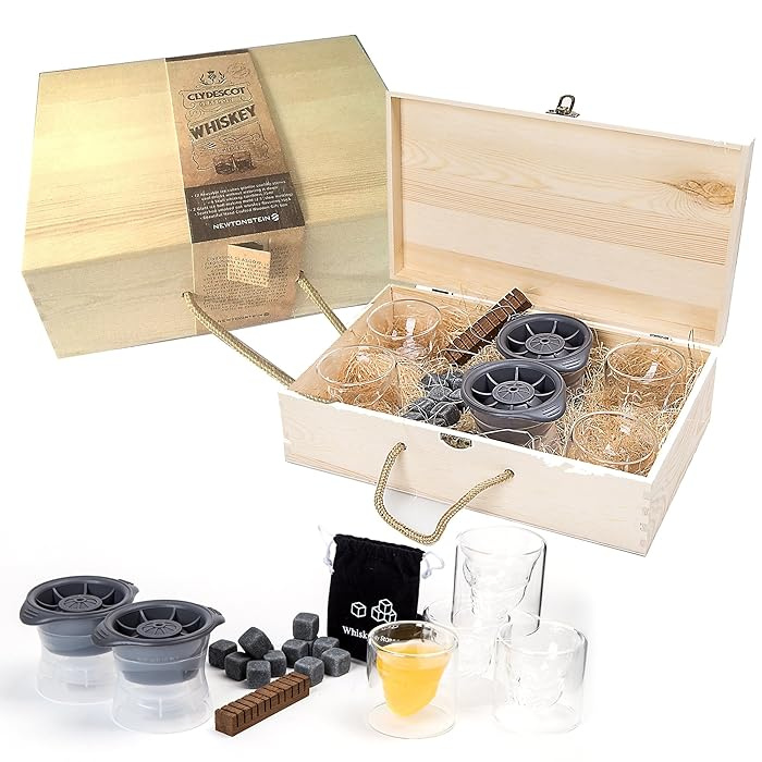 Whisky set v drevenom boxe - 4