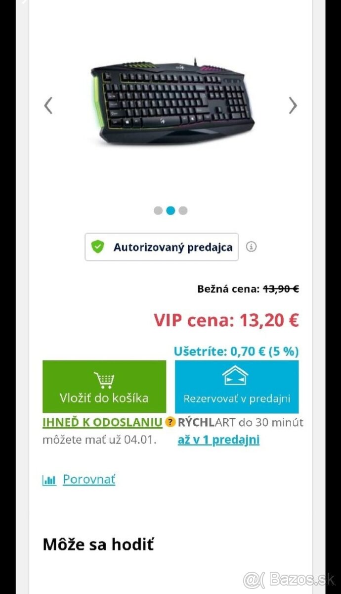 Herná klávesnica, myš - 4