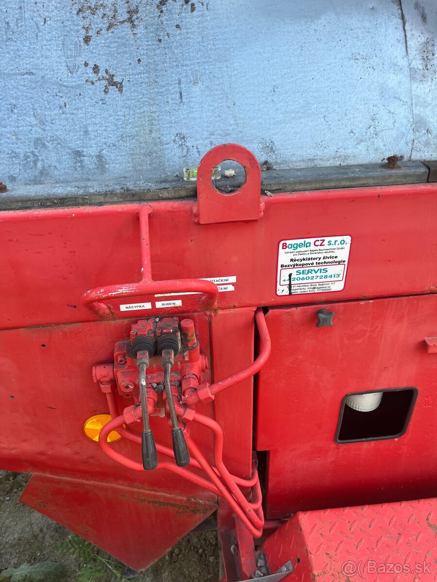 Mobilný recyklátor asfaltu Bagela BA7000 F - 4