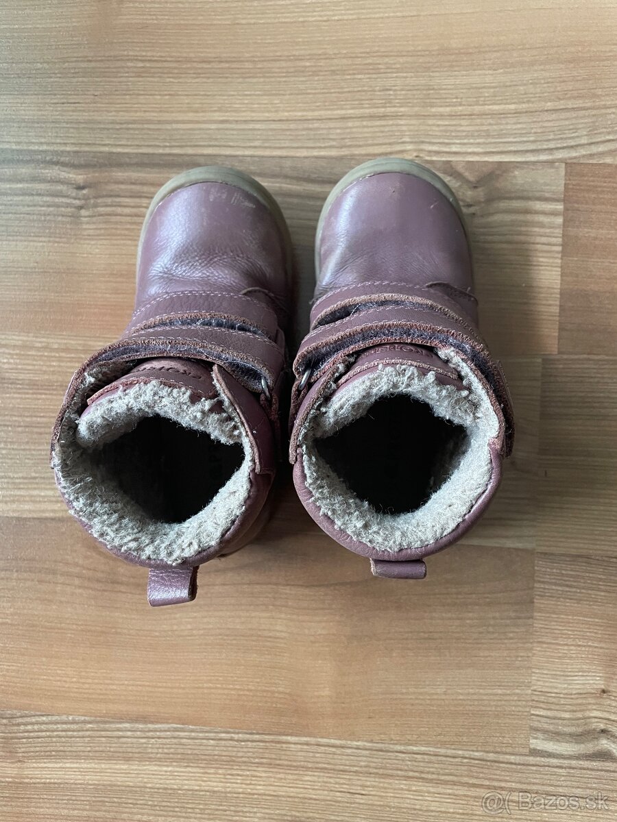 Protetika, zimné kožené topánky velkosť 26 - 4