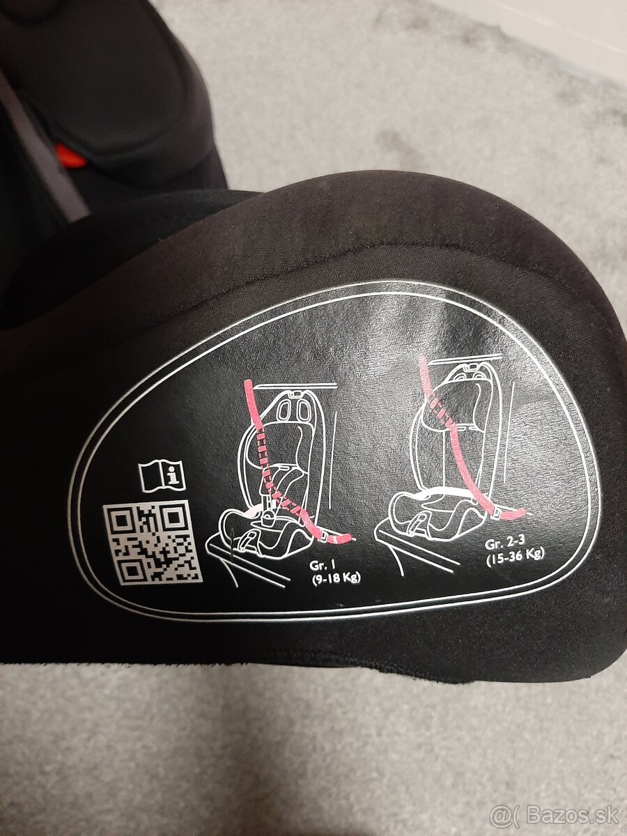 Autosedačka Gro-up 123 Black Night 9-36kg - 4