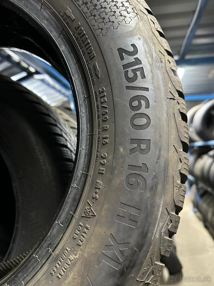 Continental 215/60R16 zimné pneumatiky - 4