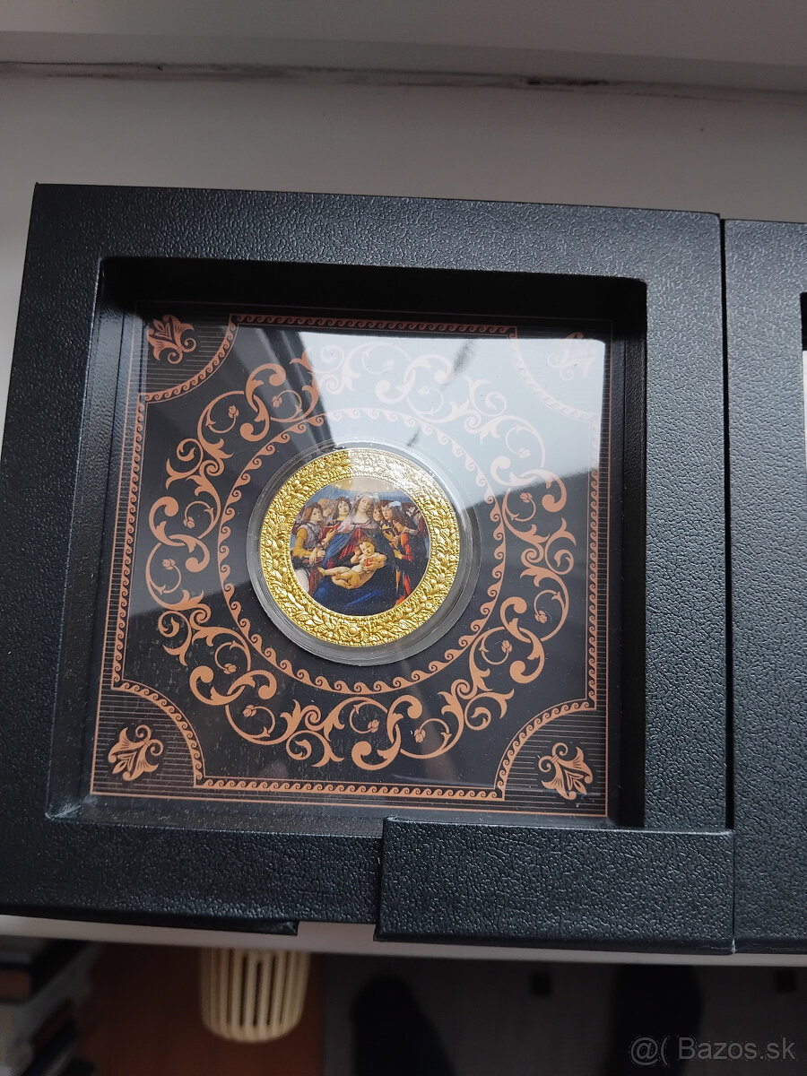 strieborne umelecke mince - 4