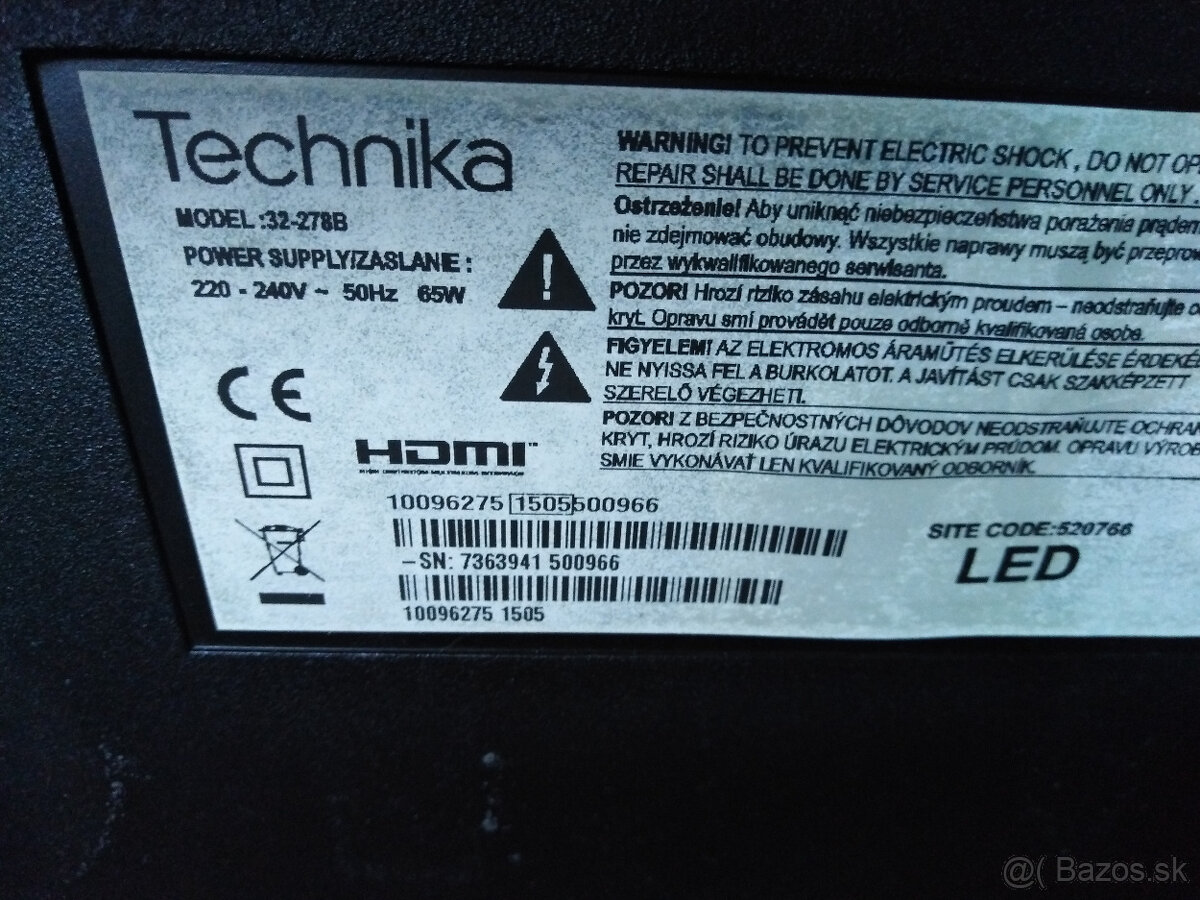 Technika 32-278B LED TV - 4