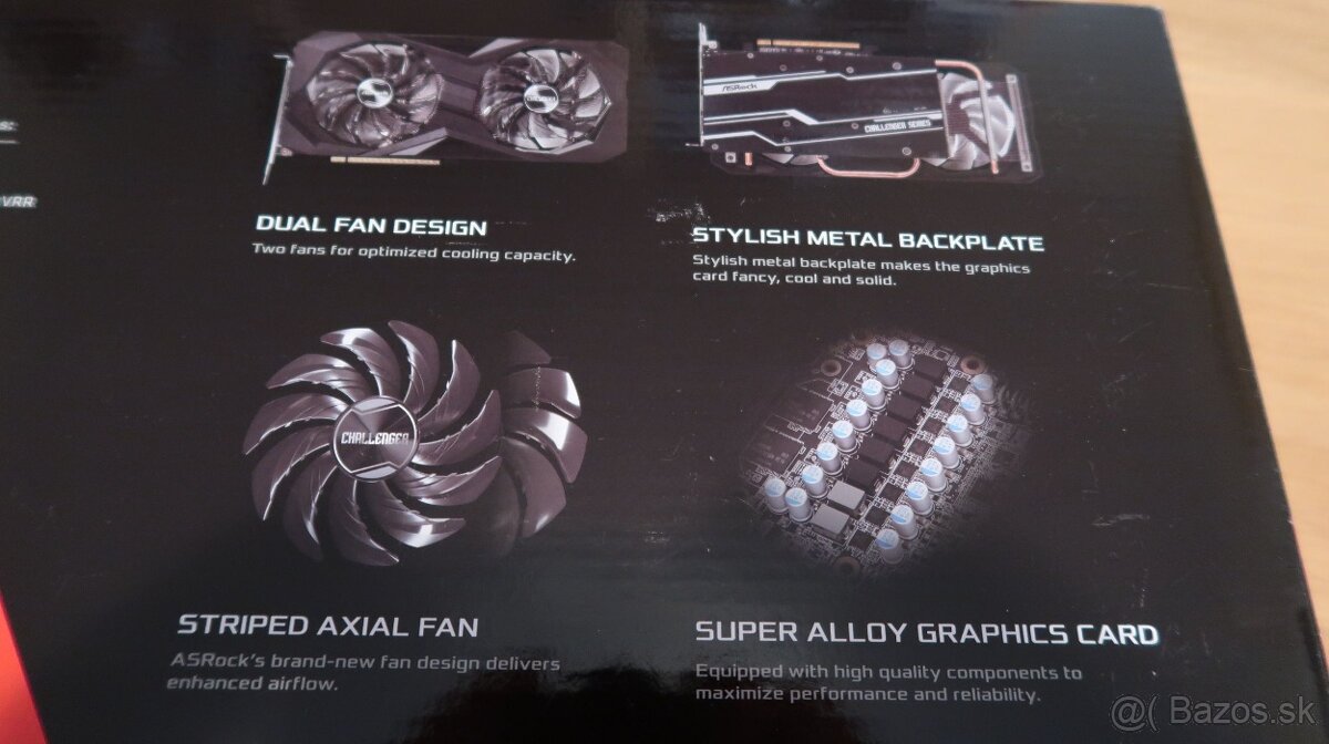 Predám GPU AMD Radeon RX 6600 XT AsRock Challenger - 4