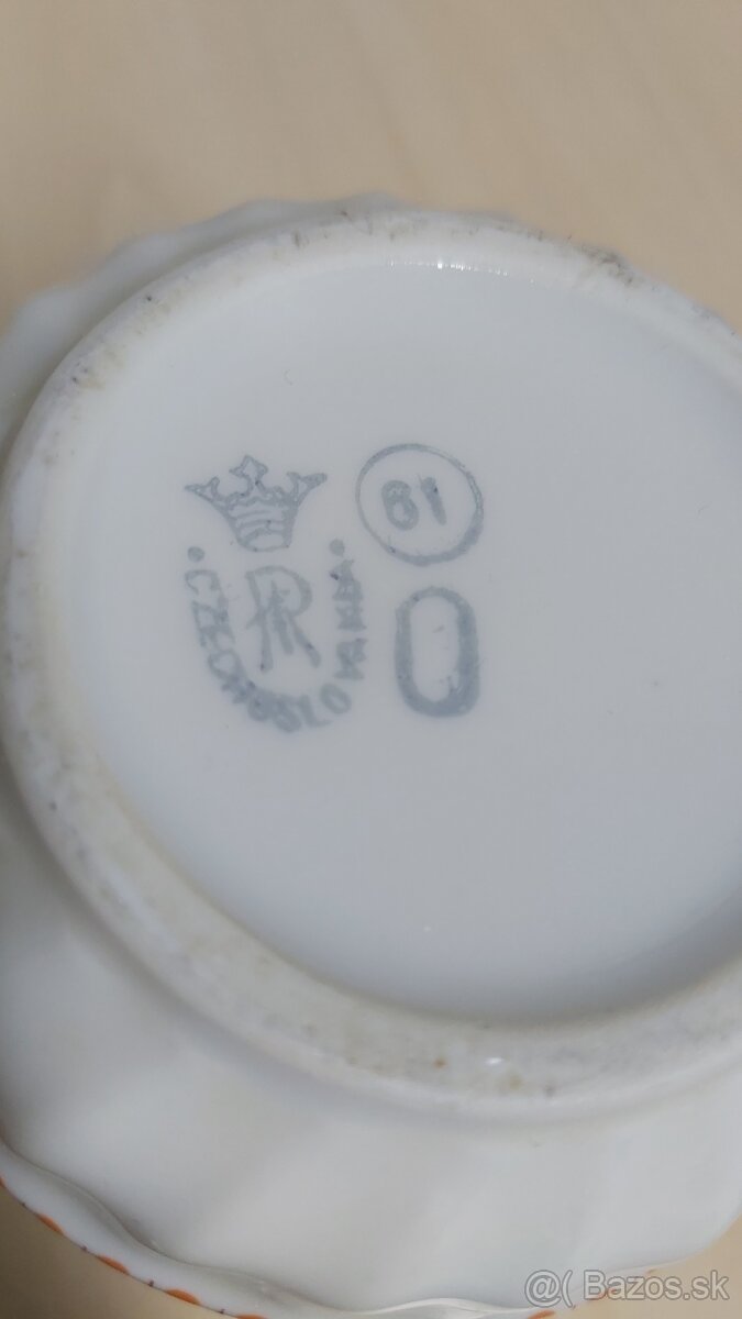 Retro šálka 1ks made in Czechoslovakia - 4