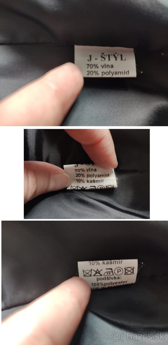 Čierny kabát - veľ. 44 - 4