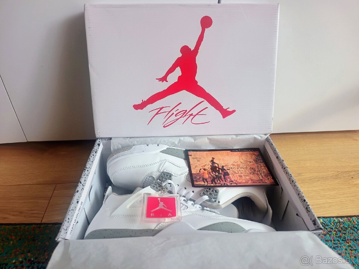 Jordan 4 white cement - 4