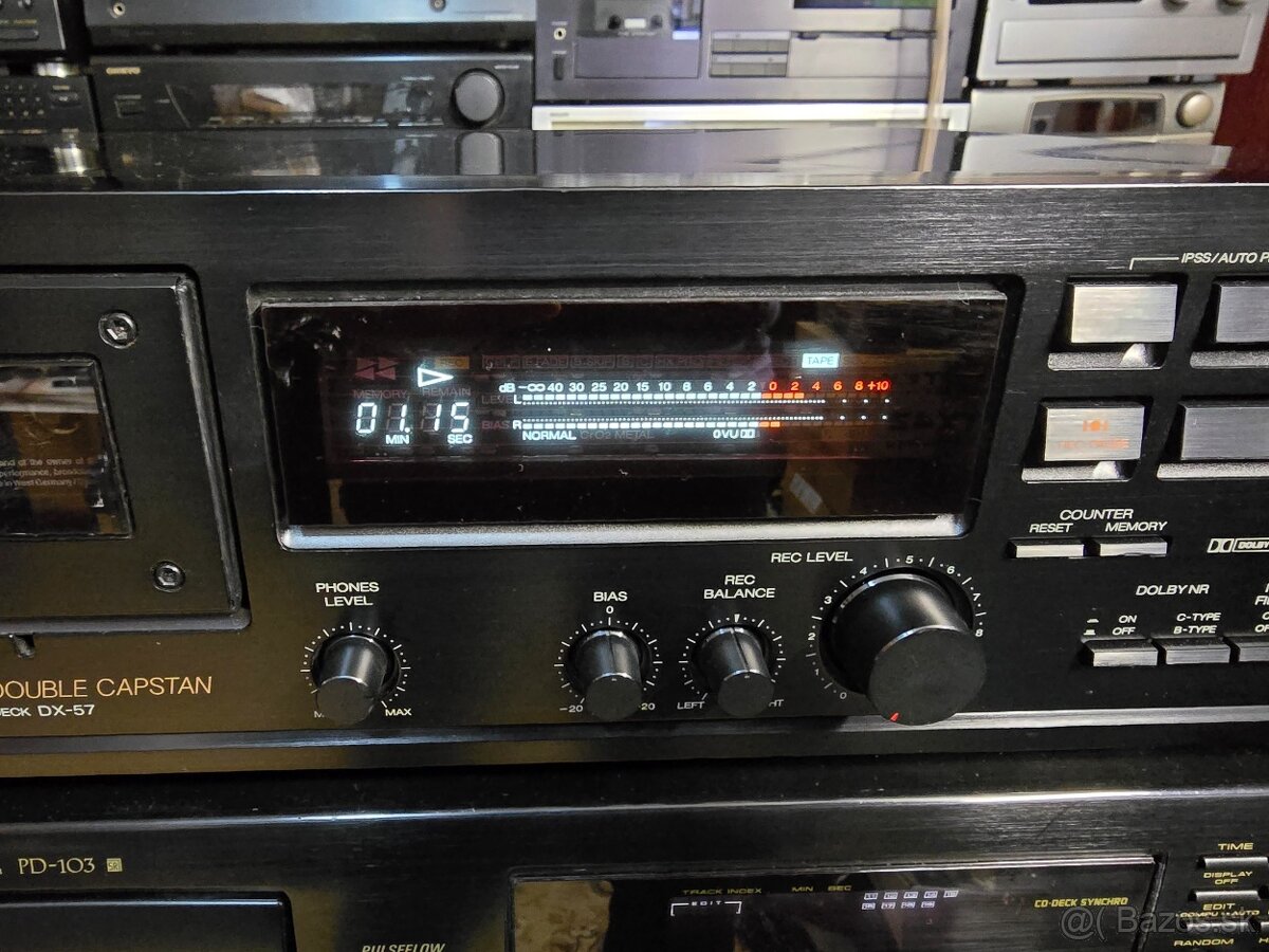 AKAI DX-57 kvalitný 3-hlavový deck - 4