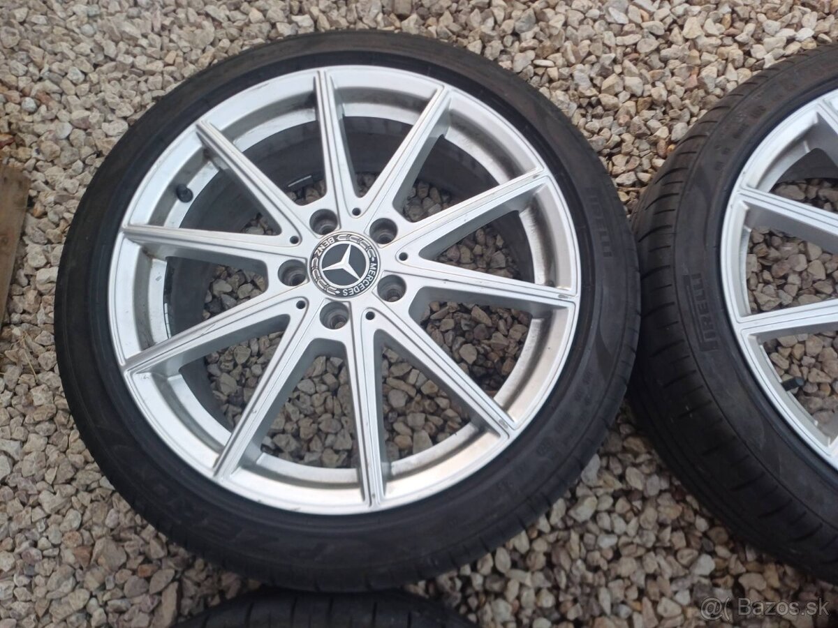 Orig. hliníkové disky Mercedes R18, 5x112 - 4