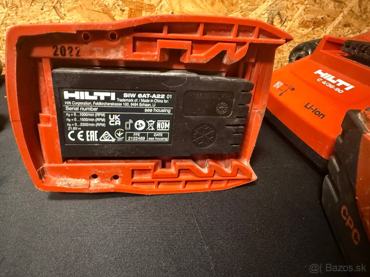 HILTI aku náradie + batérie – komplet 🔴 - 4