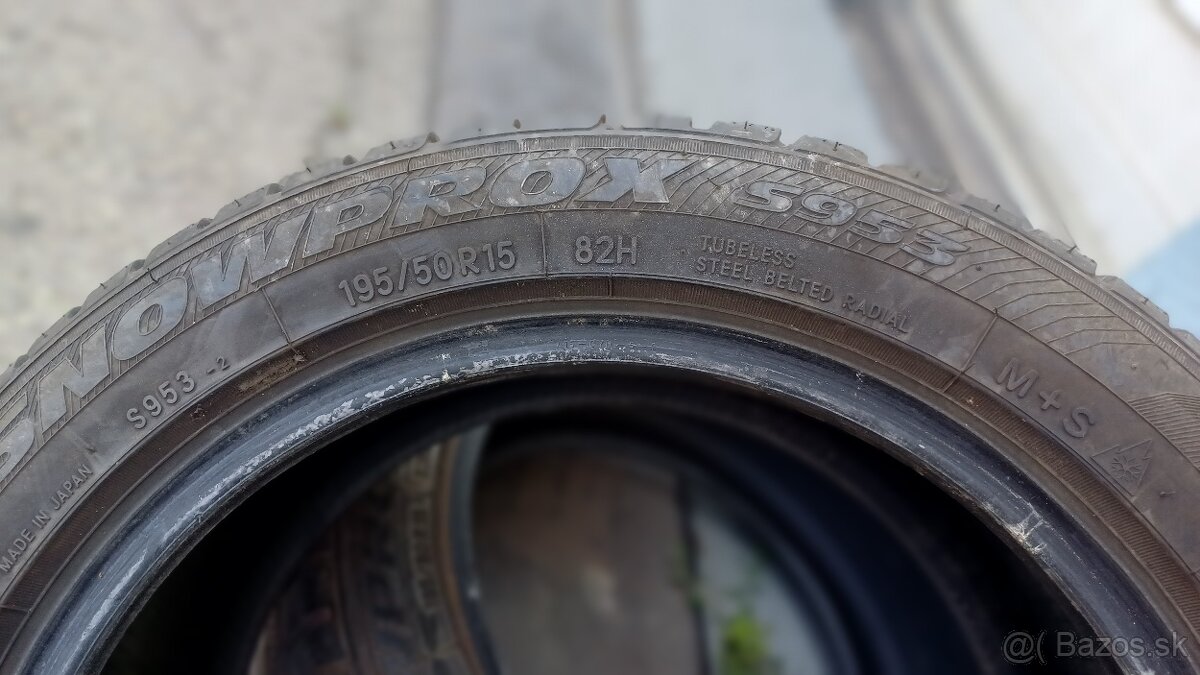 Predám pneu 195/50 r15 - 4