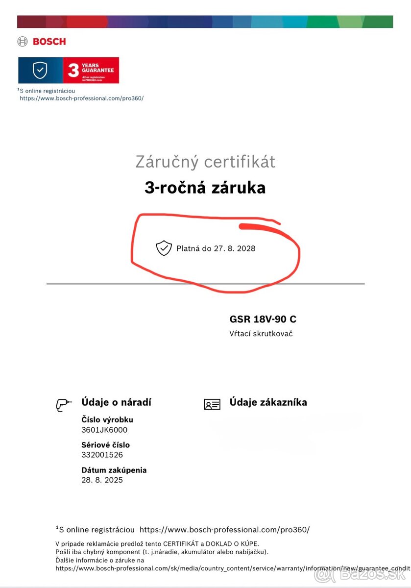 Bosch PROFESSIONAL GSR 18V-90 C aku vŕtací skrutkovač - 4