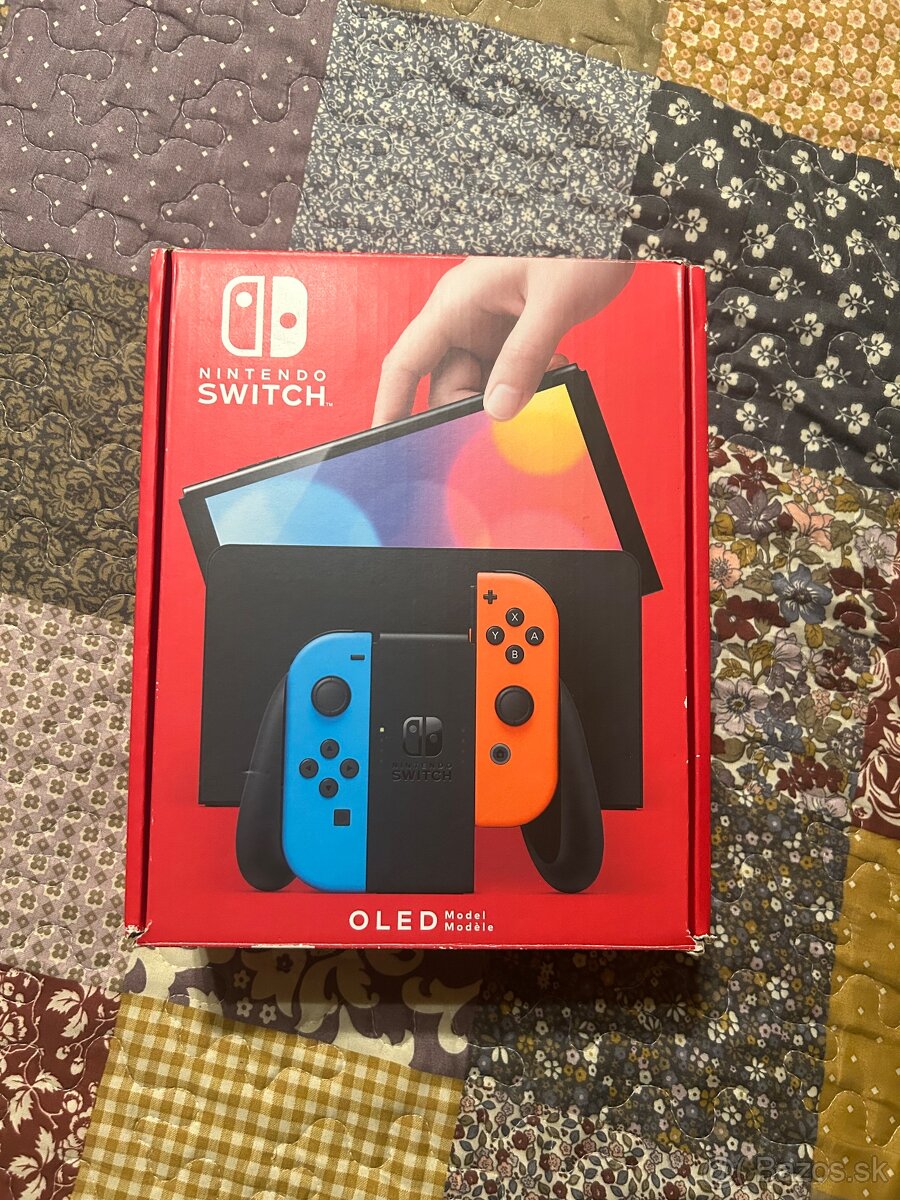 ‼️ NINTENDO SWITCH OLED ‼️ Plus hry, SIM-karta, ovládače. - 4