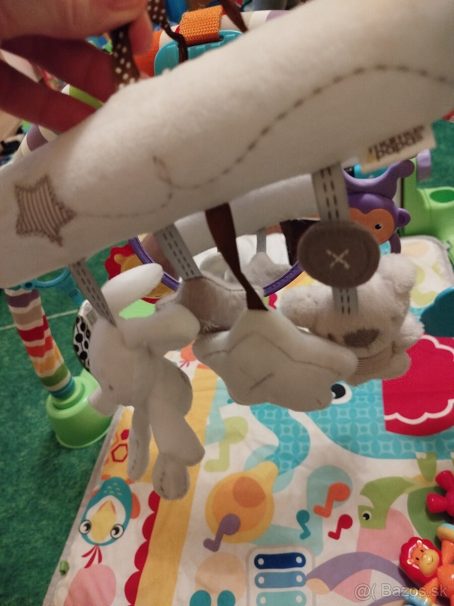 Hracia deka - multifunkčná + grátis hrkálka a mackovia - 4