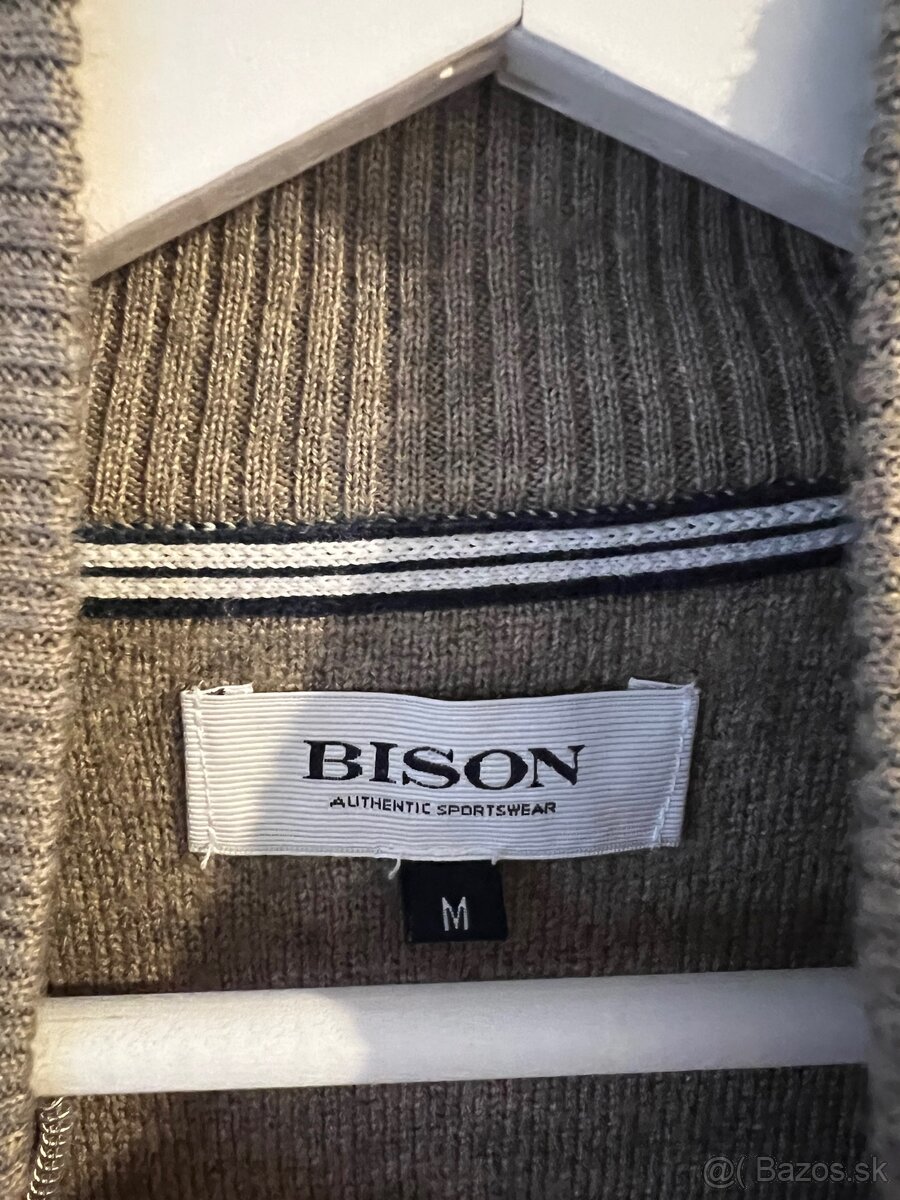 Štýlová pánska mikina zn. Bison - veľkosť M - 4