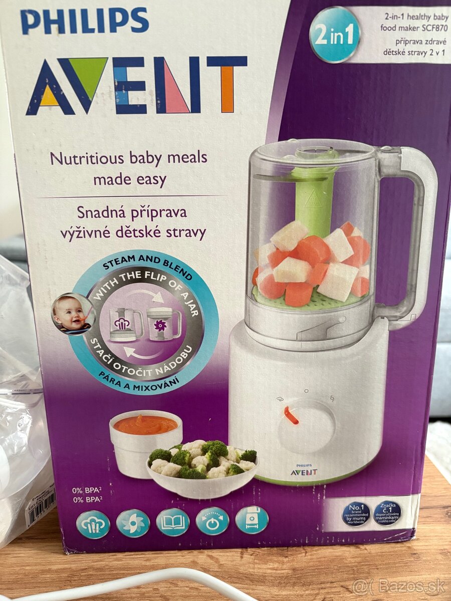 Avent priprava prikrmov, odsavacka a ohrievač fliaš - 4