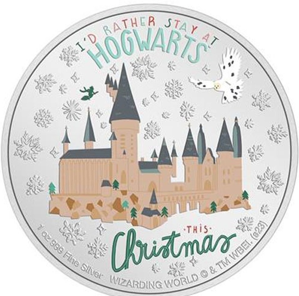 Harry Potter strieborna vianocna minca - 4