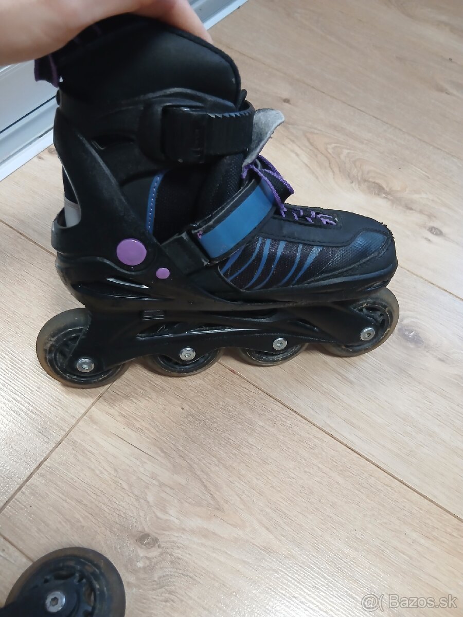 Dievčenské korčule 29-33 + chrániče. - 4