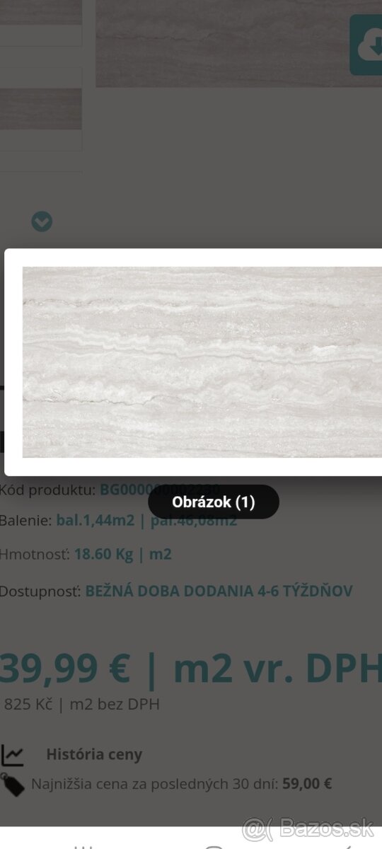 Dlažba imitácia Travertin 60x120 - 4