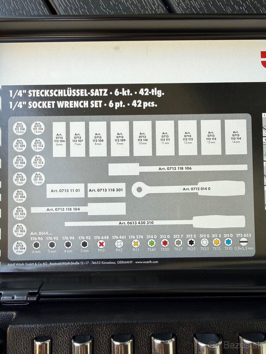 Gola sada Würth 1/4 - 4
