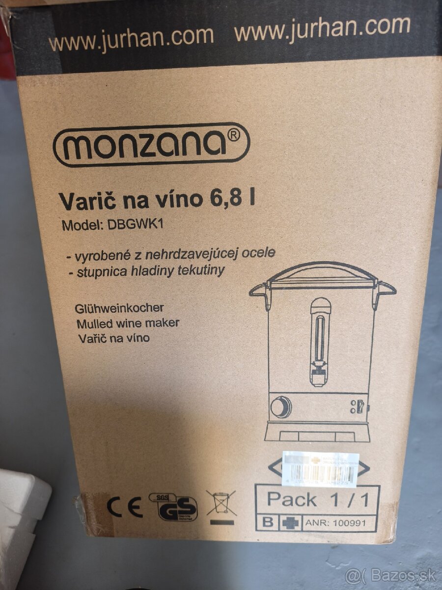 Varič na víno 6,8 L - 4