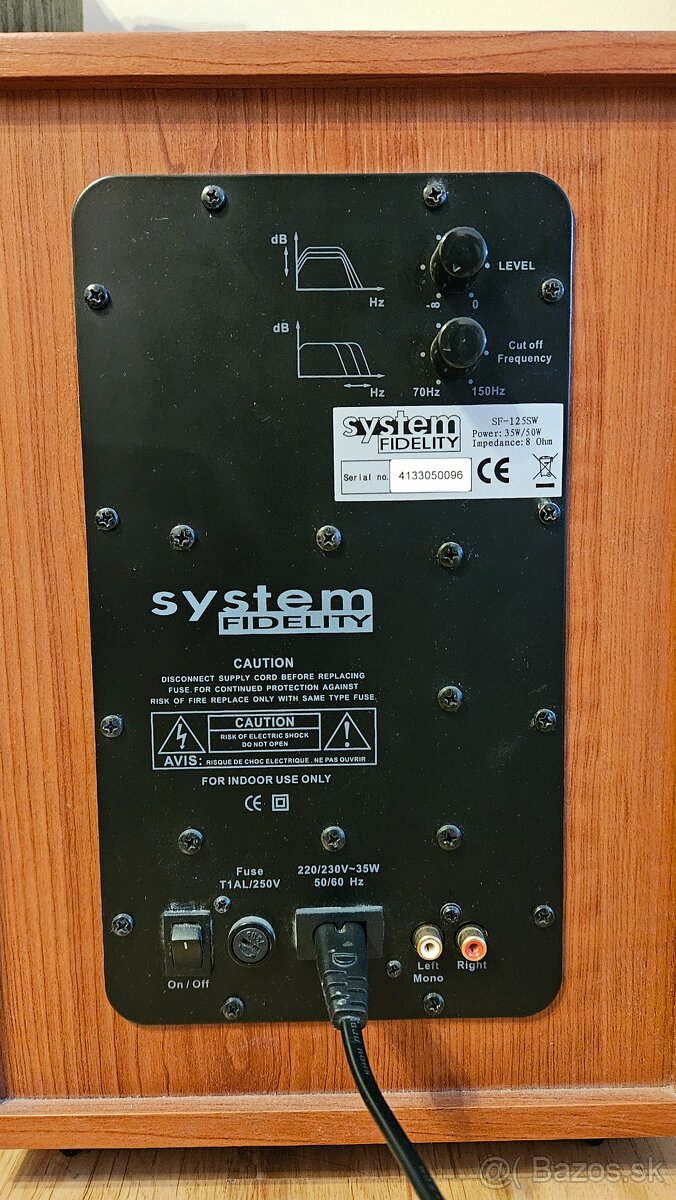 Subwoofer System Fidelity SF - 125SW - 4