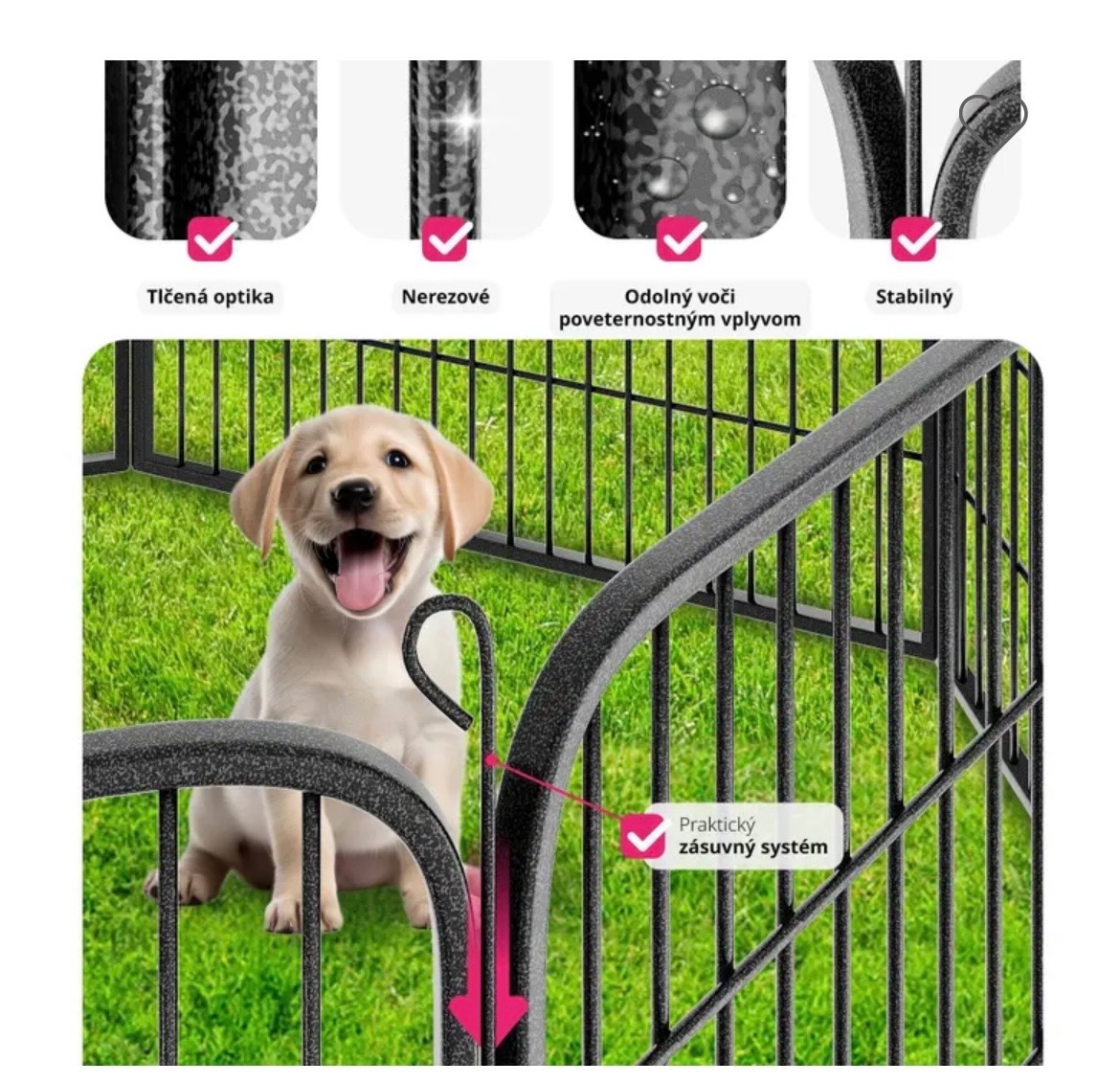 Ohrádka pre psa/šteňa - 4