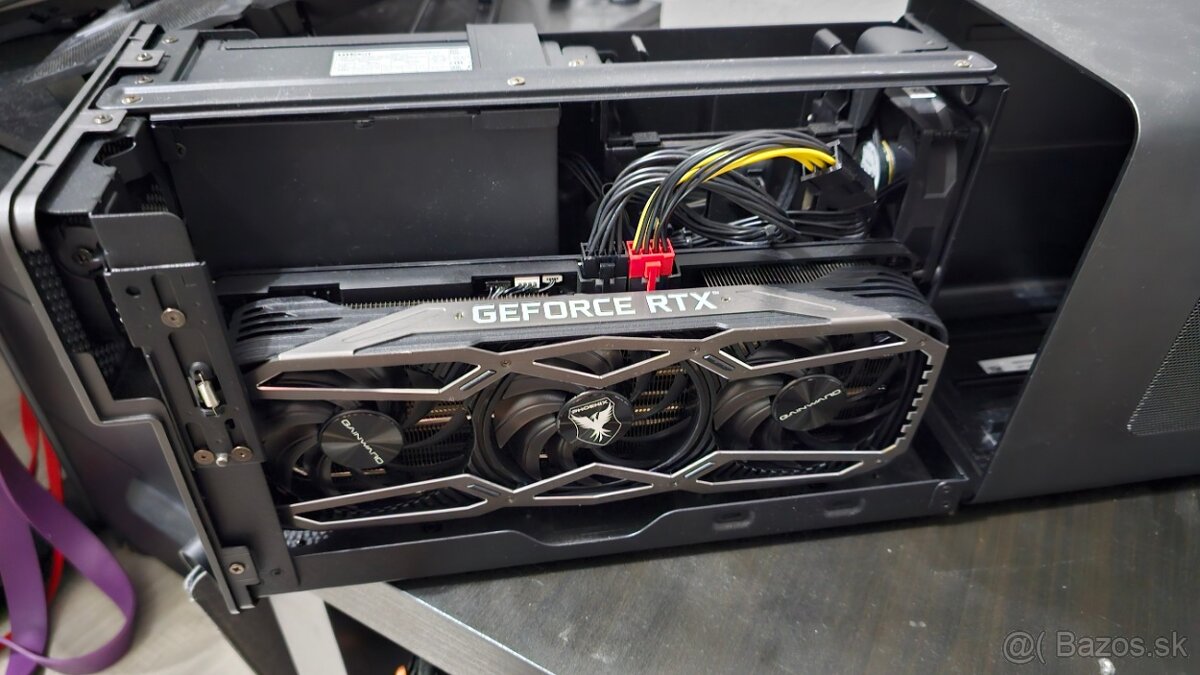 Predám NVIDIA GeForce RTX 3070 Ti + Lenovo BoostStation box - 4