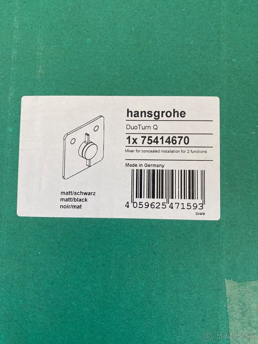 Sprchová/vaňová podomietková batéria Hansgrohe DuoTurn Q - 4