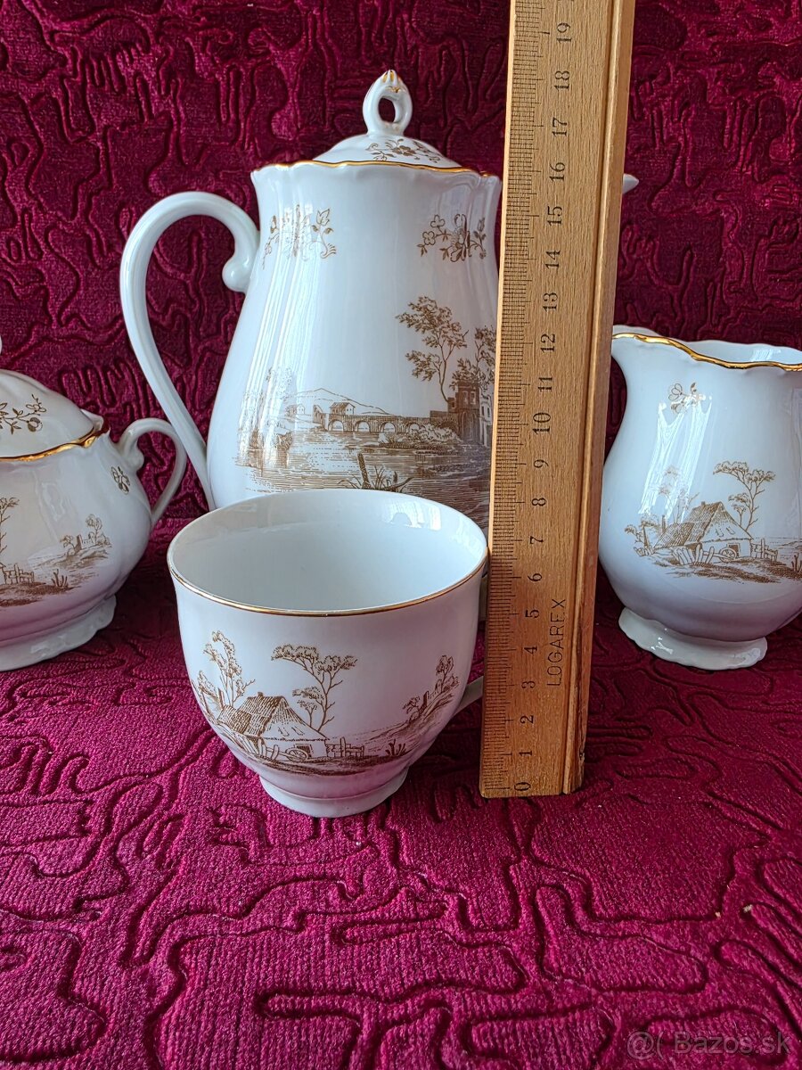 Čajnik, mliečnik, cukornička ,šalka. - 4