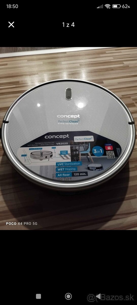 Robotický vysávač Concept VR2020 - 4