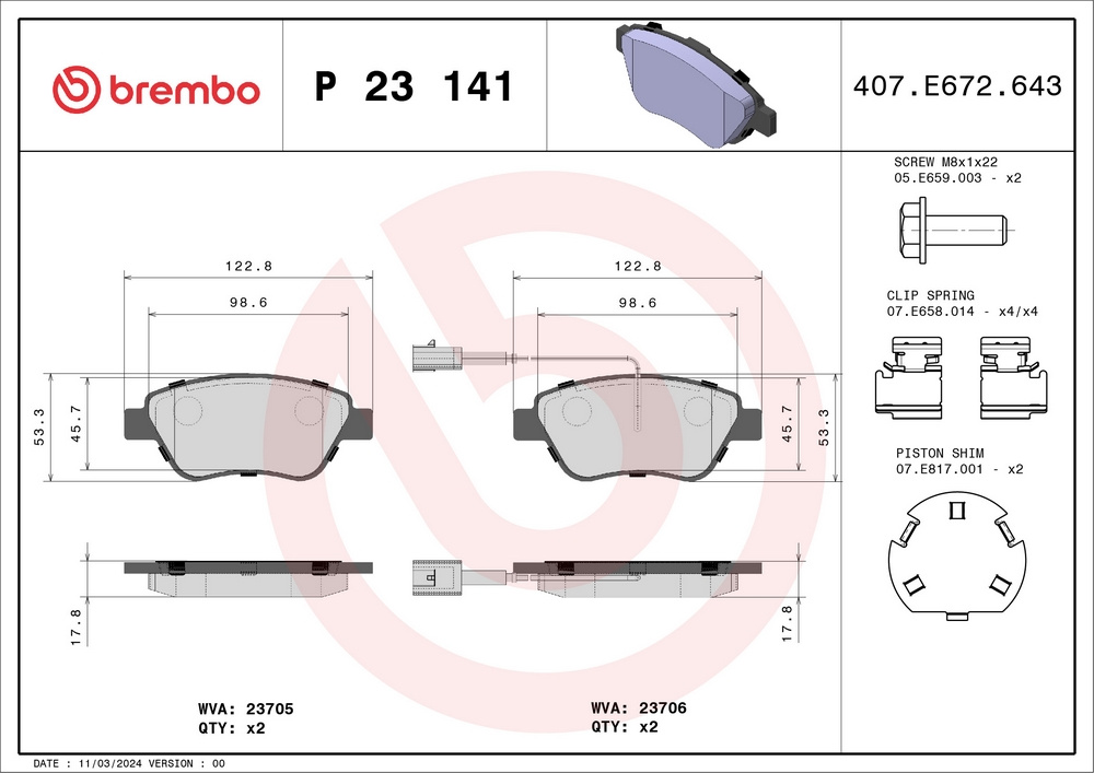 Brzdové platničky Brembo. - 4