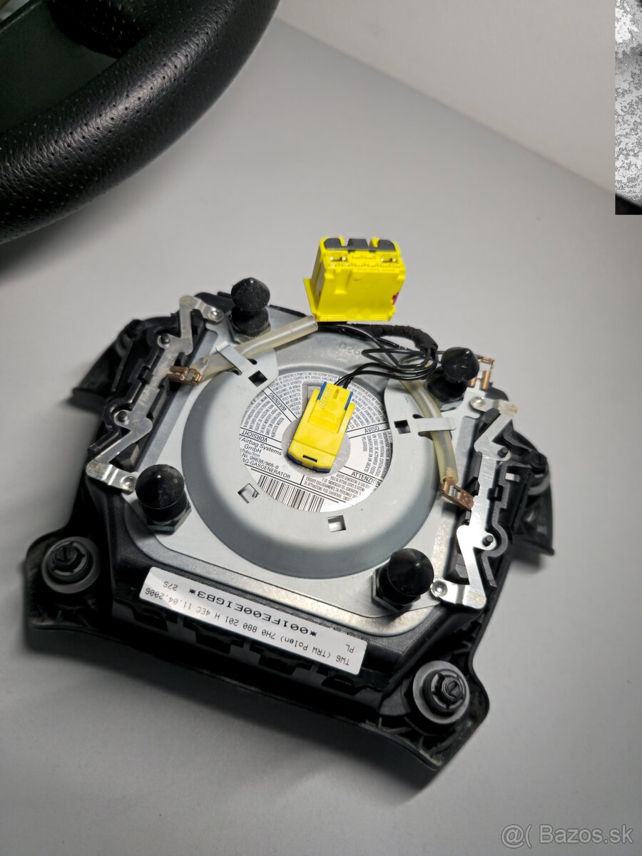 T5 caravelle multivan transporter kožený volant - 4