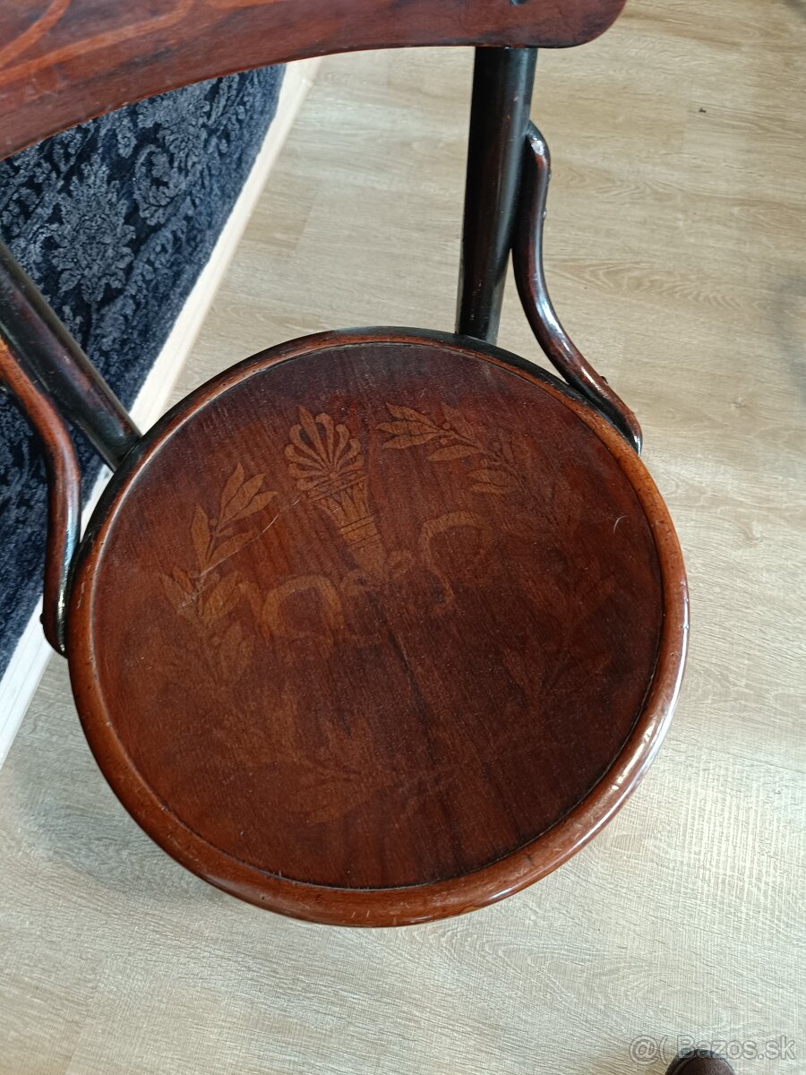 Krásne stoličky Mundus okolo roku 1910/1920 5 kusov - 4