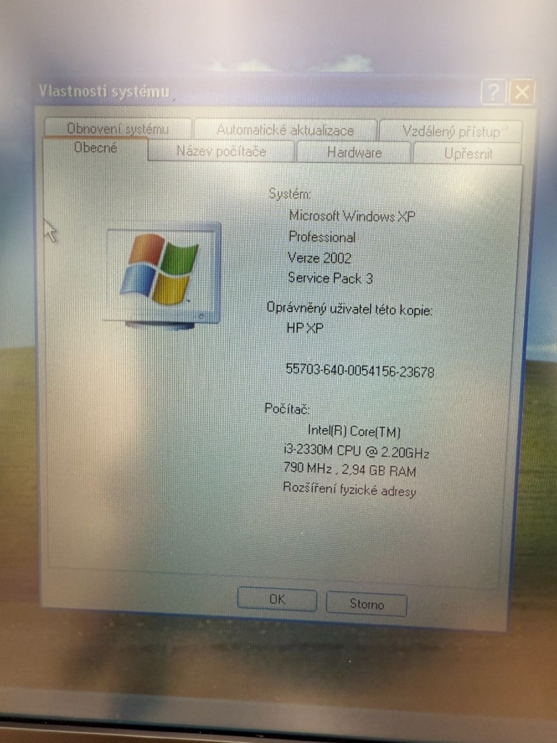 Notebook 13,3" HP.Intel i3-2330M 2x2,20GHz.4ram.500gb.WinXP - 4