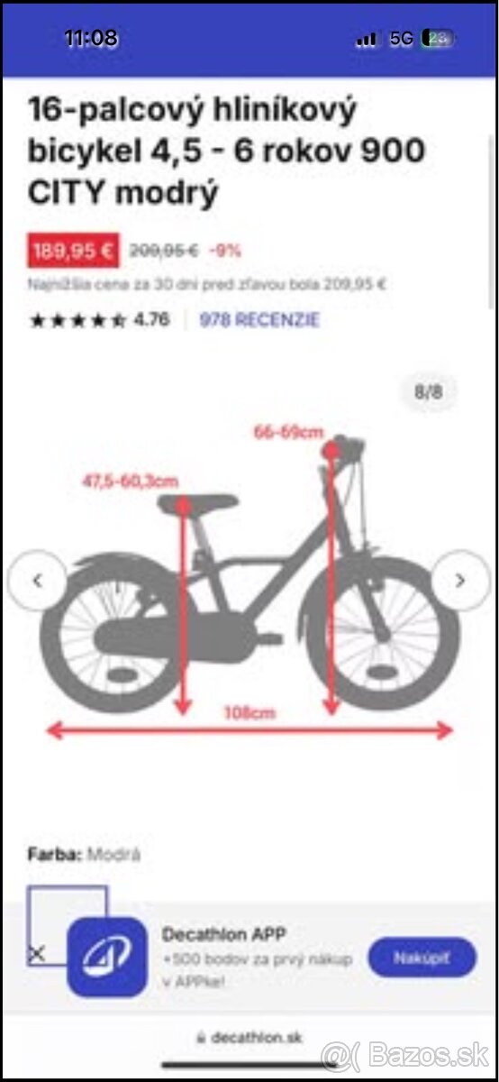 Detský bicykel 16 - 4