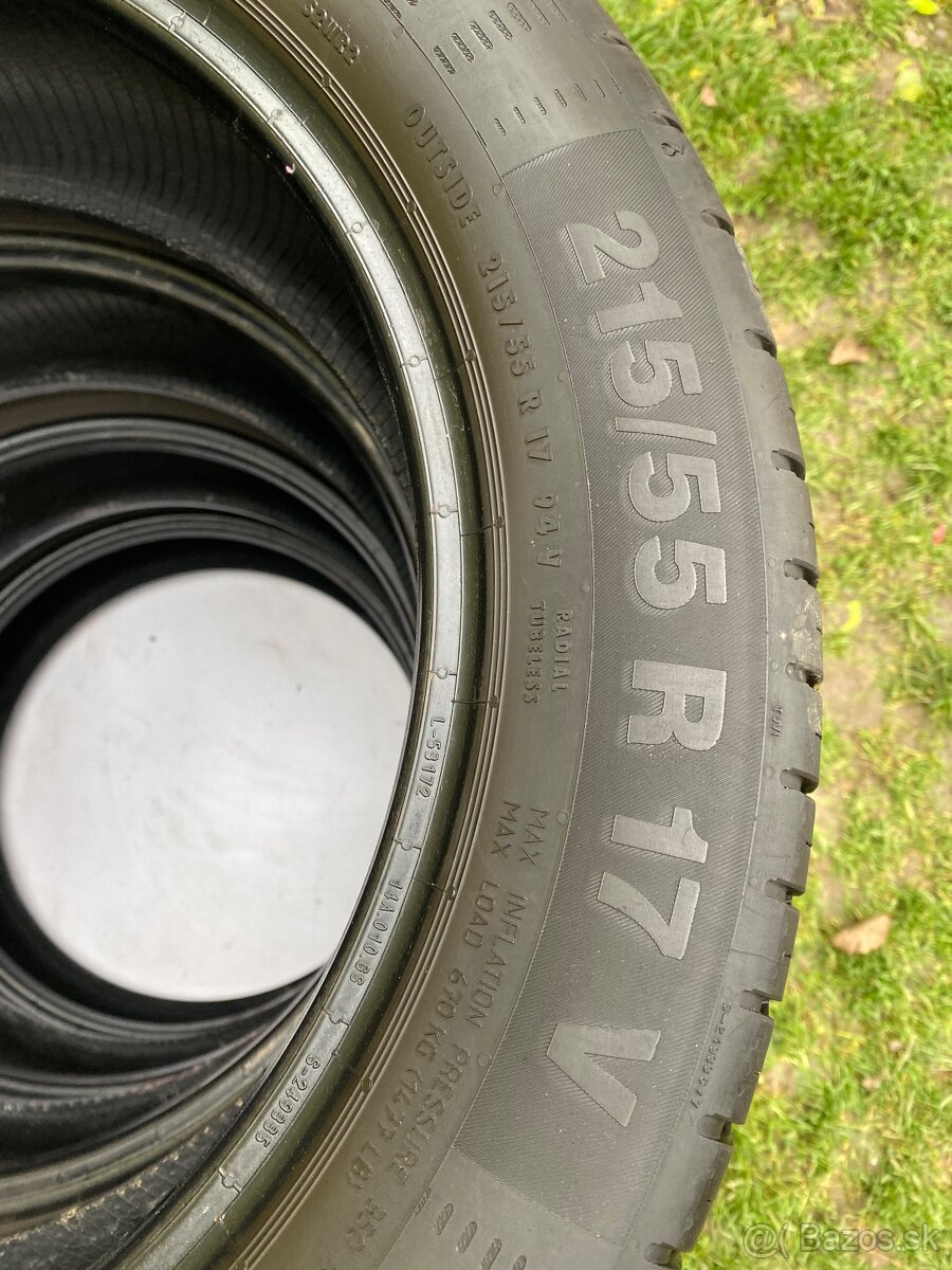 215/55 r17 letné CONTINENTAL 94V - 4