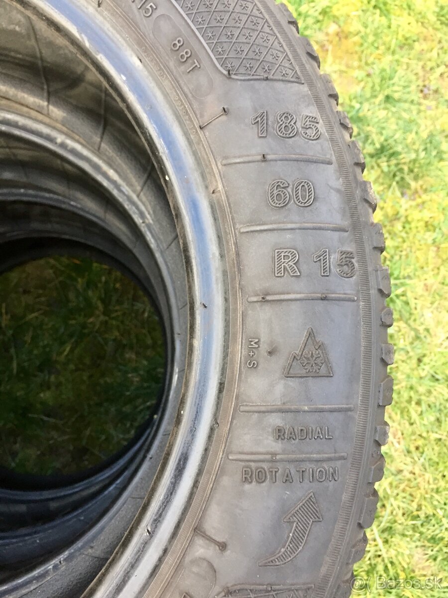 185/60 r15 zimné Kleber 88T - 4