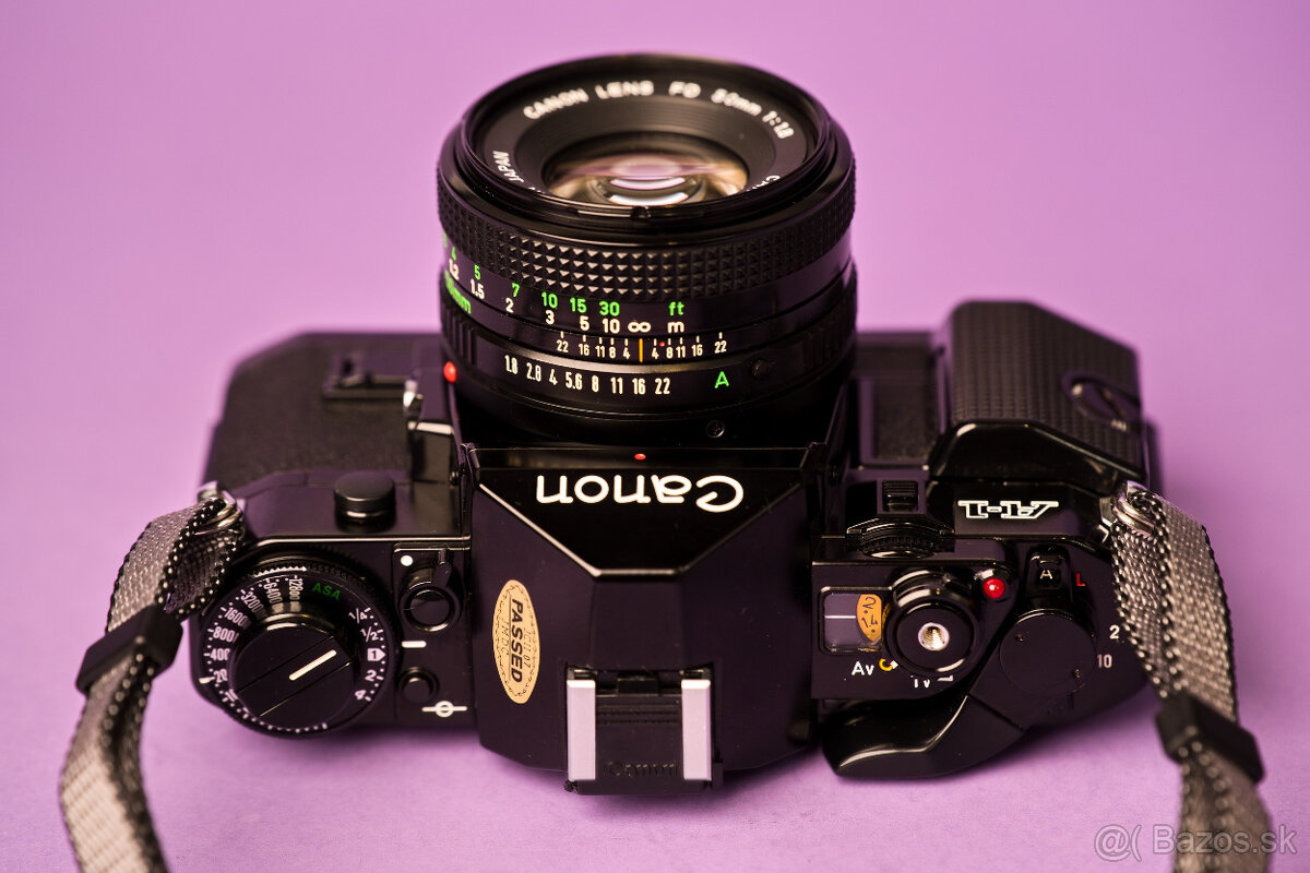 Canon A1. FD 1:1.8/50mm - 4