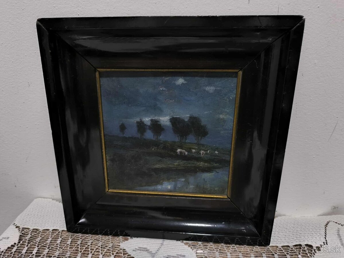 Stará olejomaľba - 4