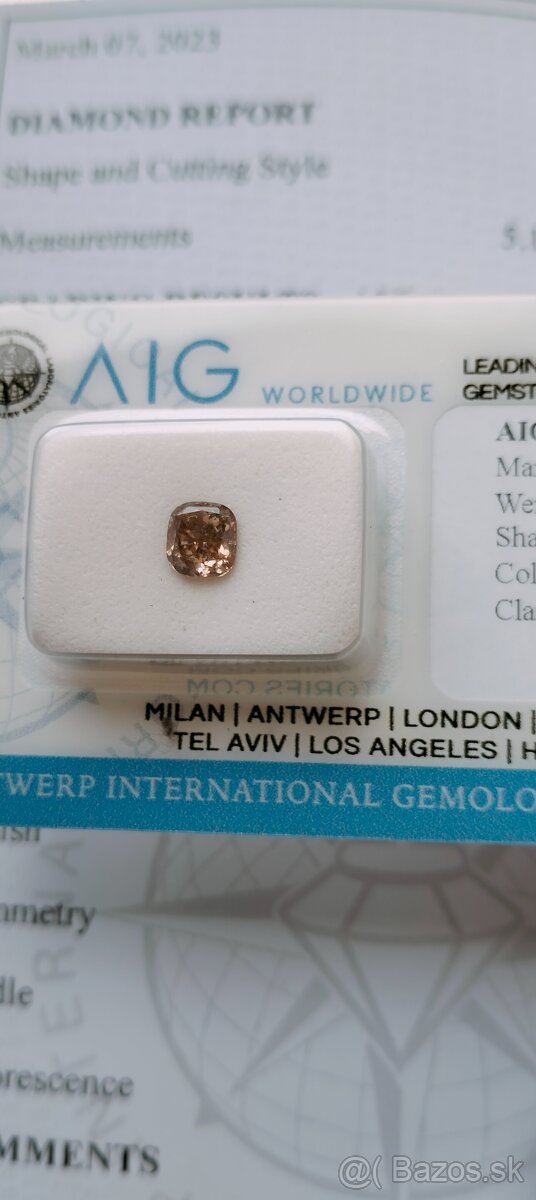 Prírodný diamant 0,7 karat - 4