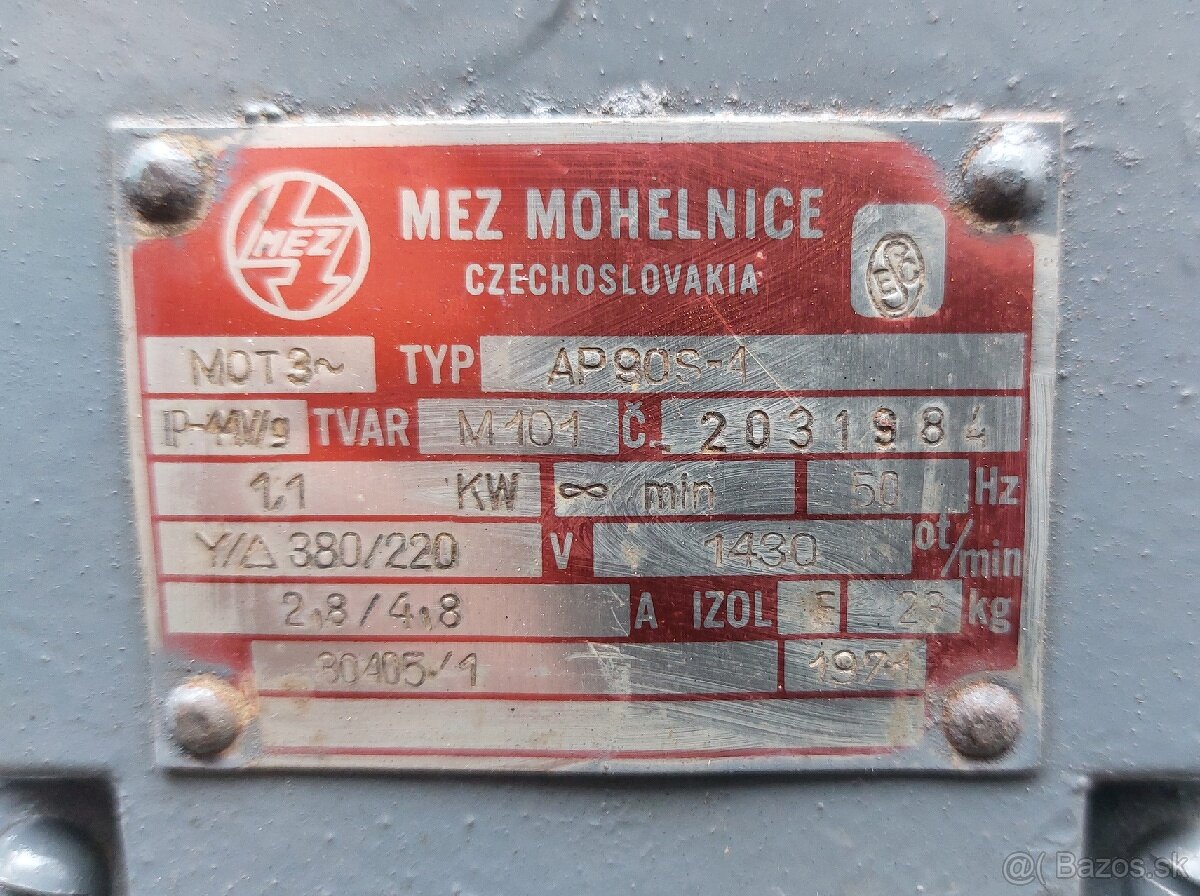 Motor 1,1kW 1430ot/min - 4