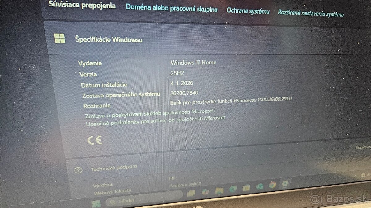 Zachovalý 15 palcový HP notebook - 4