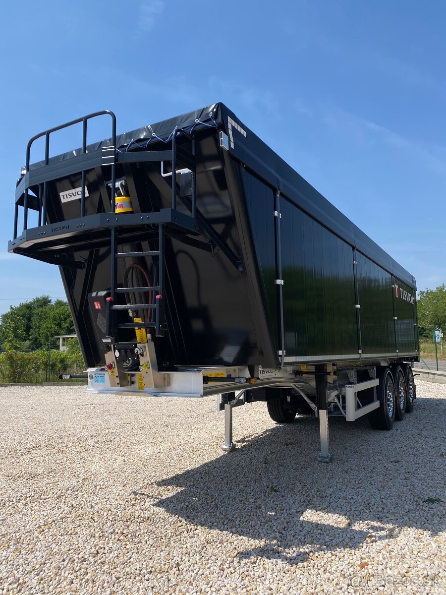 Sklápací náves - Tisvol S3N 52m3 5680kg, Možnosť prenájmu