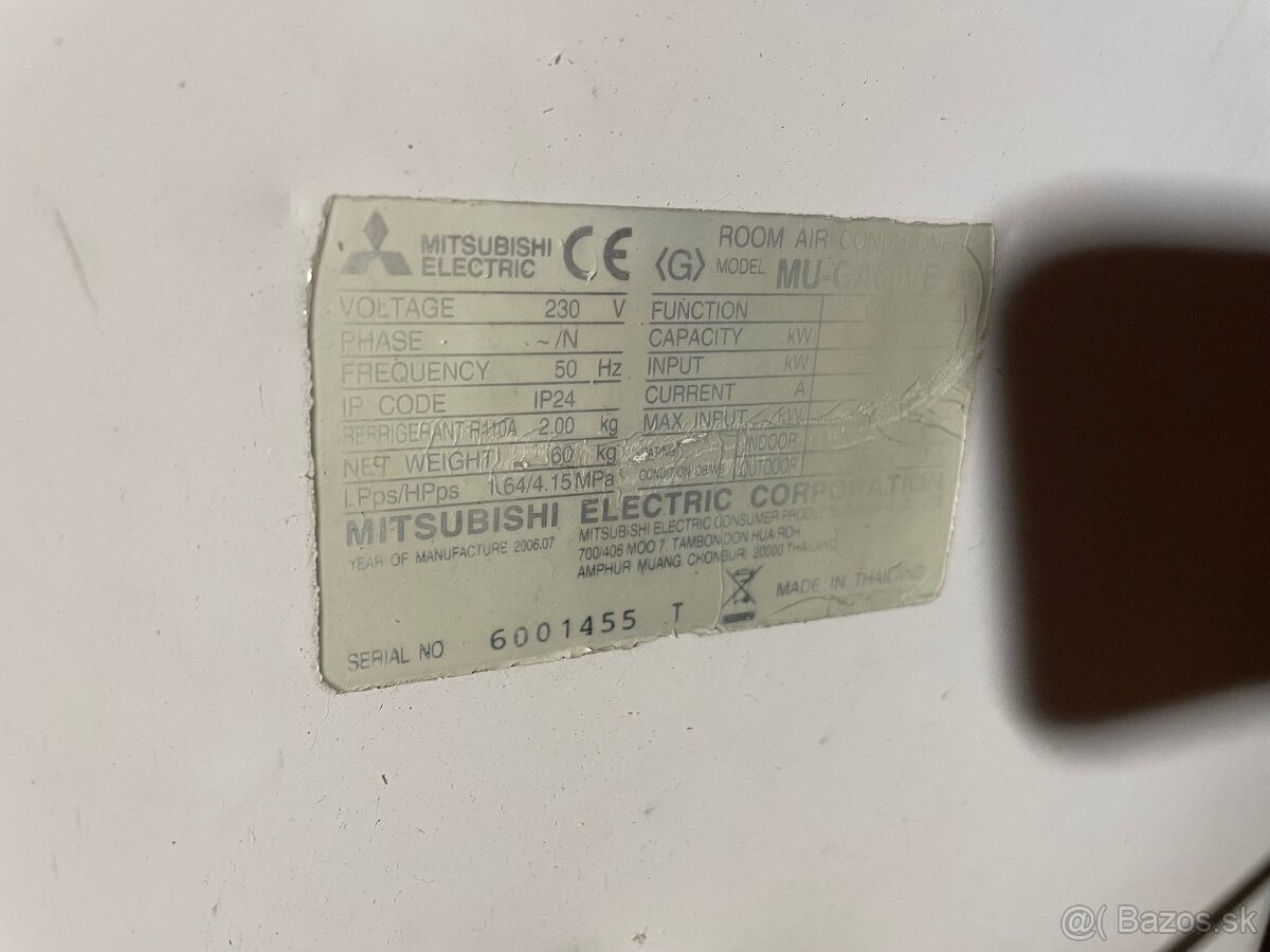 Klimatizácia Mitsubishi Electric 6Kw - 4