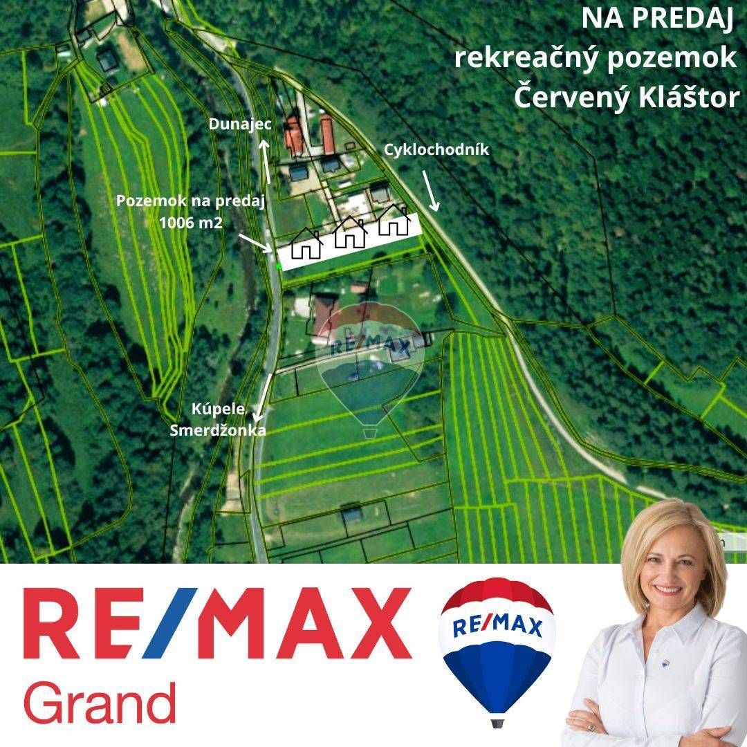 PREDAJ, rekreačný pozemok 1006 m2, Červený Kláštor, Pieniny - 4